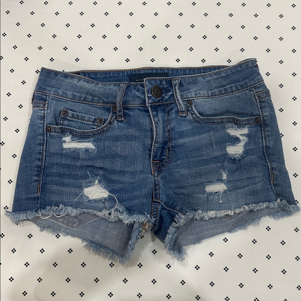 Aeropostale Blue Denim Shorts